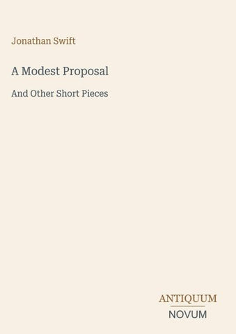 A Modest Proposal