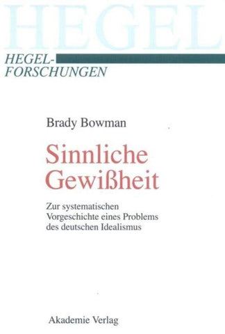 Sinnliche Gewißheit