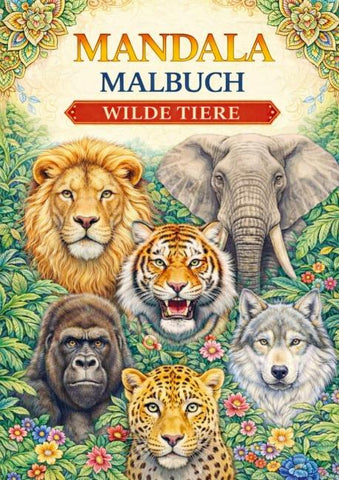 Mandala-Malbuch, Wildtiere