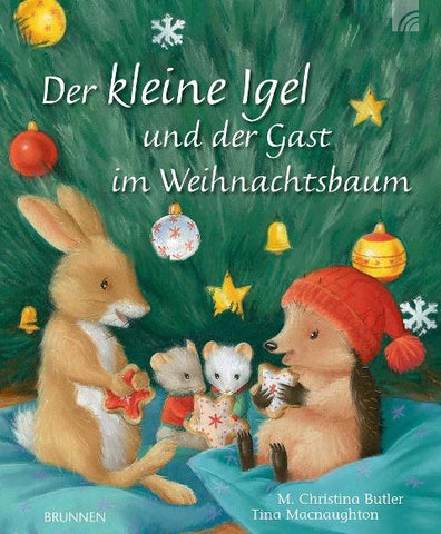 Der kleine Igel und der Gast im Weihnachtsbaum