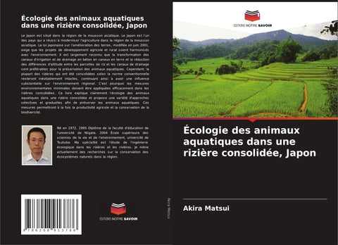 Écologie des animaux aquatiques dans une rizière consolidée, Japon