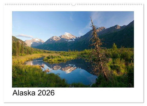 Alaska 2026 (Wandkalender 2026 DIN A2 quer), CALVENDO Monatskalender