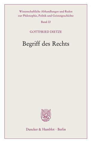Begriff des Rechts.