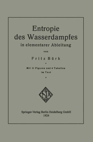 Entropie des Wasserdampfes in elementarer Ableitung