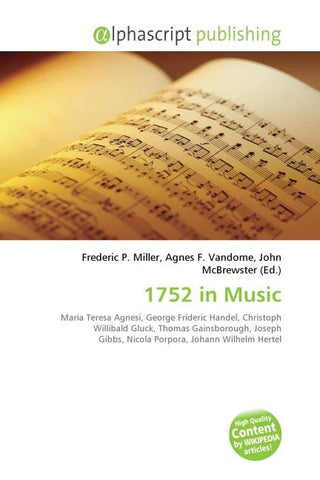 1752 in Music