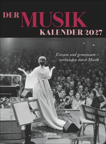 Der Musik Kalender Wochenkalender 2027
