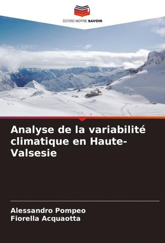 Analyse de la variabilité climatique en Haute-Valsesie