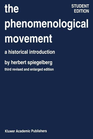 The Phenomenological Movement