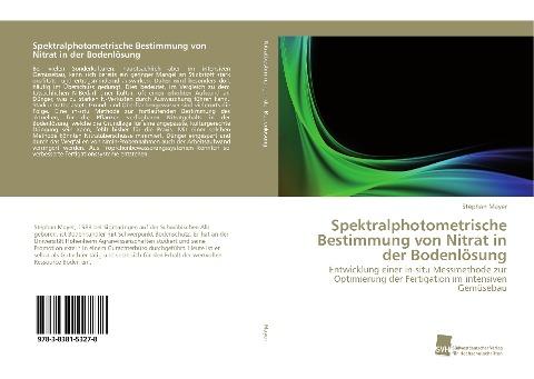 Spektralphotometrische Bestimmung von Nitrat in der Bodenlösung