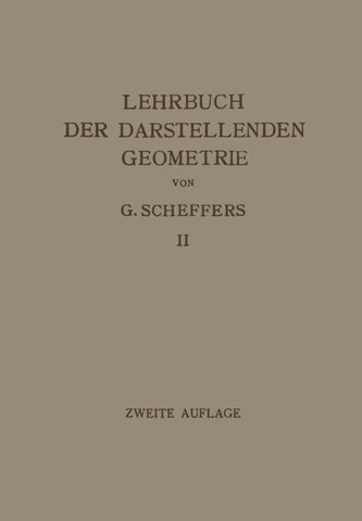 Lehrbuch der Darstellenden Geometrie