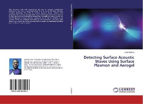 Detecting Surface Acoustic Waves Using Surface Plasmon and Aerogel