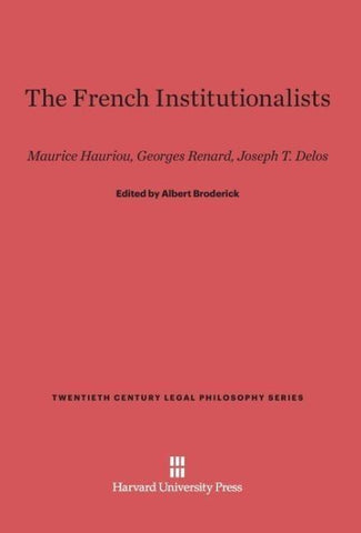 The French Institutionalists