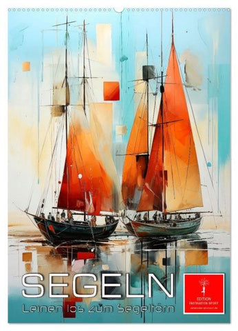 Segeln - Leinen los zum Segeltörn (Wandkalender 2026 DIN A2 hoch), CALVENDO Monatskalender