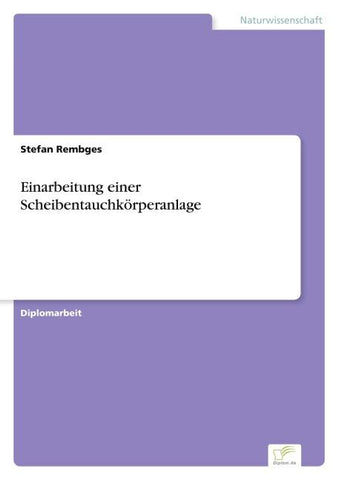 Einarbeitung einer Scheibentauchkörperanlage