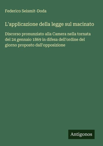 L'applicazione della legge sul macinato