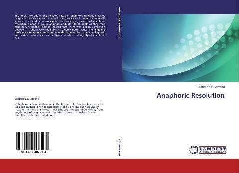 Anaphoric Resolution