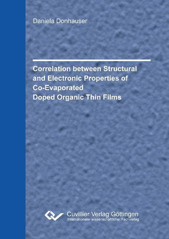 Correlation between Structural and Electronic Properties of Co-Evaporated Doped Organic Thin Films