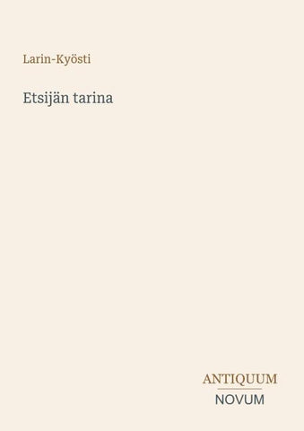 Etsijän tarina