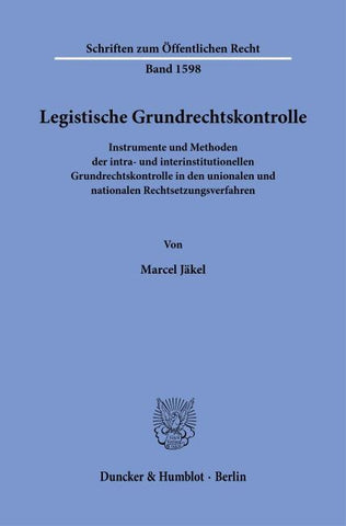 Legistische Grundrechtskontrolle