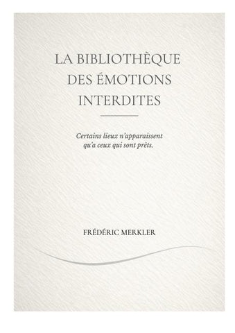 La bibliothèque des émotions interdites