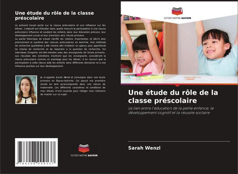 Une étude du rôle de la classe préscolaire