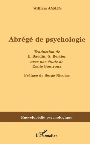 Abrégé de psychologie