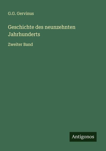 Geschichte des neunzehnten Jahrhunderts
