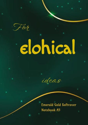 Emerald Gold Softcover Notebook A5