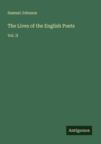 The Lives of the English Poets