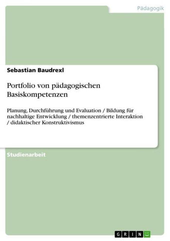 Portfolio von pädagogischen Basiskompetenzen