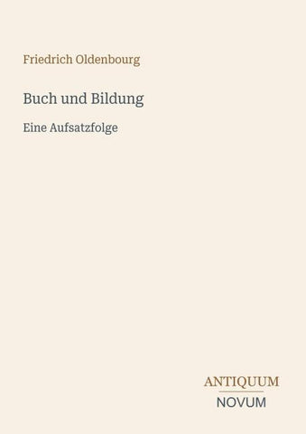 Buch und Bildung