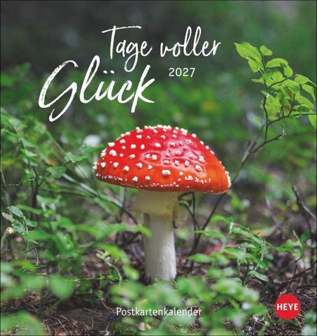 Tage voller Glück Postkartenkalender 2027