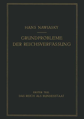 Grundprobleme der Reichsverfassung