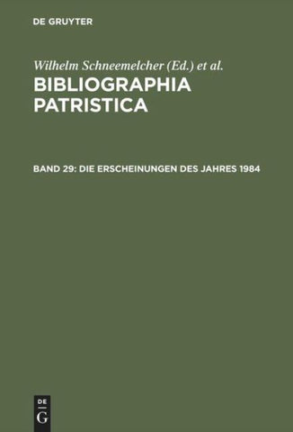 Die Erscheinungen des Jahres 1984