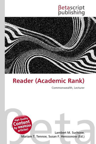 Reader (Academic Rank)