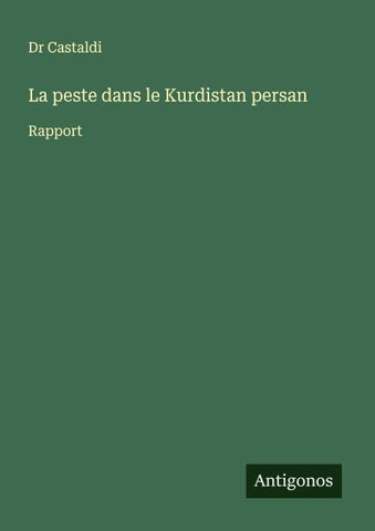 La peste dans le Kurdistan persan