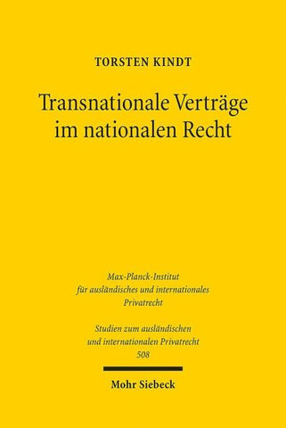 Transnationale Verträge im nationalen Recht