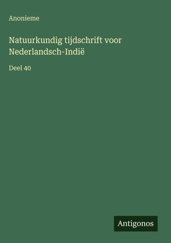 Natuurkundig tijdschrift voor Nederlandsch-Indië