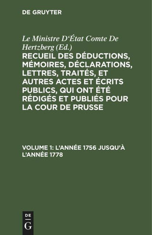 L’année 1756 jusqu’à l’année 1778