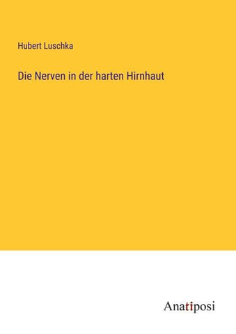 Die Nerven in der harten Hirnhaut