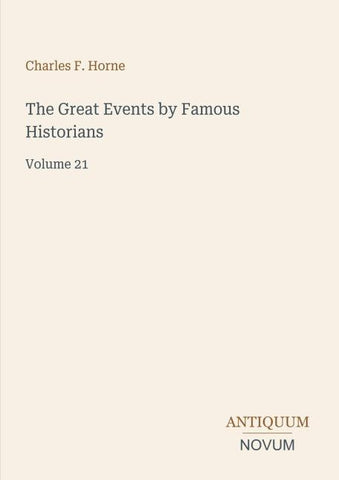 The Great Events by Famous Historians