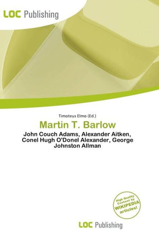 Martin T. Barlow