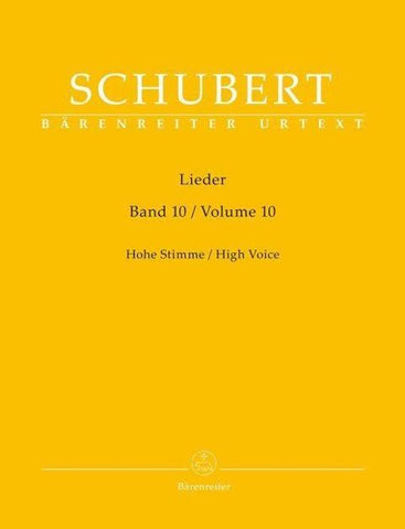 Lieder, Band 10 für hohe Stimme