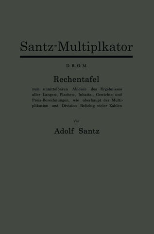 Santz-Multiplikator D.R.G.M.