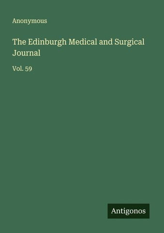 The Edinburgh Medical and Surgical Journal
