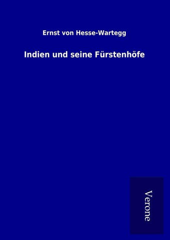 Indien und seine Fürstenhöfe