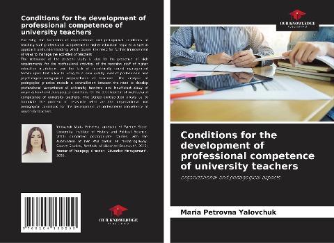 Conditions for the development of professional competence of university teachers