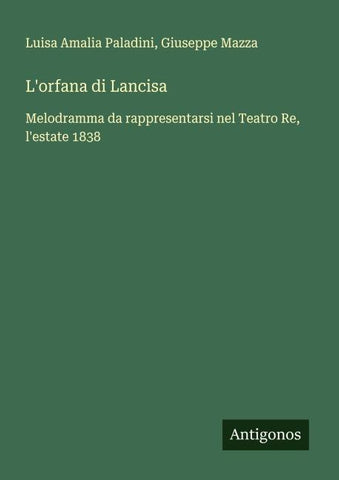 L'orfana di Lancisa