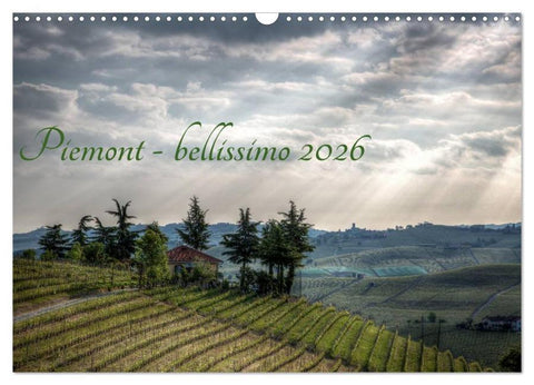Piemont - bellissimo 2026 (Wandkalender 2026 DIN A3 quer), CALVENDO Monatskalender