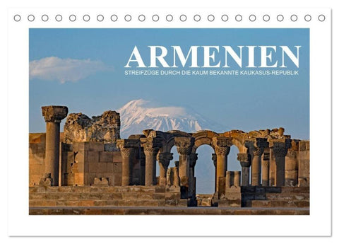 Armenien - Streifzüge durch die kaum bekannte Kaukasus-Republik (Tischkalender 2026 DIN A5 quer), CALVENDO Monatskalender